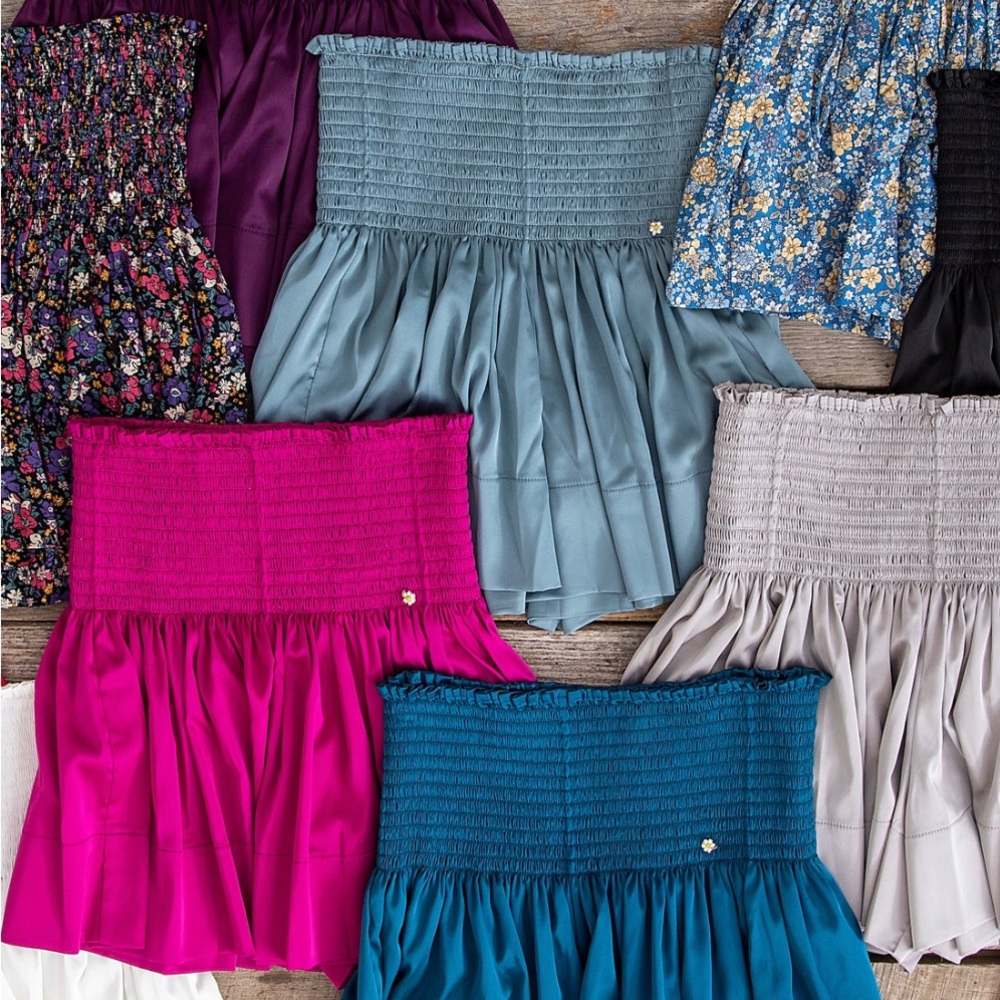 NATURAL LIFE | PURPLE DRESSY SHORTS